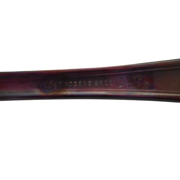 6 c1919 1847 Rogers Bros XS Triple Cromwell Pattern tea spoons Silver Plate 6" - Picture 6 of 6